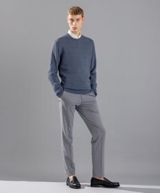 JOSEPH HOMME リネンナイロンプレーン　クルーネックニット