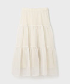 GRACE CONTINENTAL オーガンティアードスカート