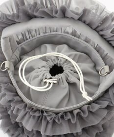 LA BAGAGERIE 【MONICA】チュールフリル2WAYバッグ