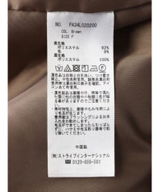 CRAFT STANDARD BOUTIQUE ウール混ガンパッチロングコート