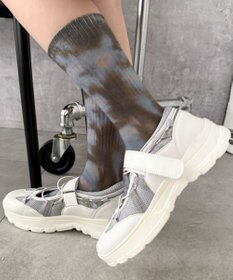 WEGO タイダイプリントソックス