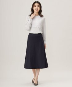 J.PRESS LADIES ウォッシャブルウール タック ドットレース カットソー