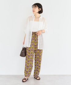 Green Parks 　・ＥＬＥＮＣＡＲＥ　ＤＵＥ　ラメシアー長袖シャツ