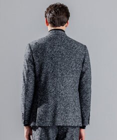 JOSEPH HOMME ROMA TWEED JERSEY JACKET