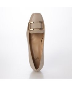 ing <ing>スクエアバックルローファーパンプス