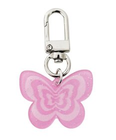 WEGO カラフルバタフライキーホルダー