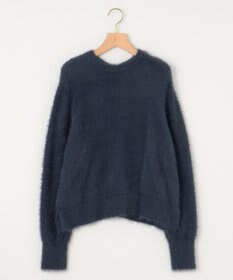 組曲 L 【前後着用可】2WAYナイロンファー ニット