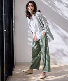 ANY L コットンリネンシャツ