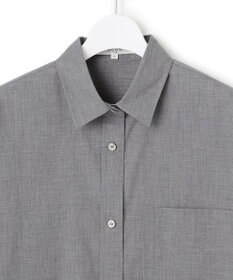 23区 【SLOW/一部店舗限定】ライトタンブラータフタ バックボタン シャツ