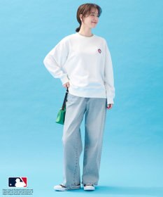 ANY 【洗濯機可/UVケア】MLB/メジャーリーグベースボール クルーネックスウェット