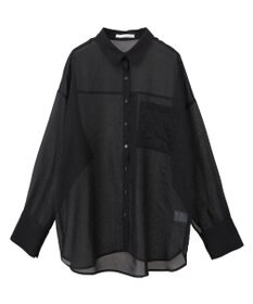 Green Parks 　・ＥＬＥＮＣＡＲＥ　ＤＵＥ　ラメシアー長袖シャツ