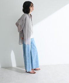 Green Parks 　・ＥＬＥＮＣＡＲＥ　ＤＵＥ　ラメシアー長袖シャツ