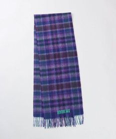 AURORA 【 ANNA SUI（アナ スイ）】ウールチェックマフラー(WASH)