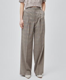 BEIGE， 【洗える】MER / グレンチェックパンツ