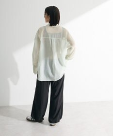 Green Parks 　・ＥＬＥＮＣＡＲＥ　ＤＵＥ　ラメシアー長袖シャツ