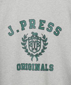 J.PRESS MEN 【J.PRESS ORIGINALS】【UNISEX】Supima Recycle Cotton CREST Logo Sweat