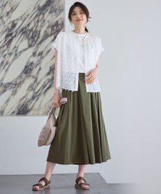 ANY 【大好評につき新色登場！/洗濯機可能/接触冷感/UVケア】清涼リラックススカーチョ