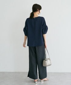 YECCA VECCA ハシゴレースタックスリーブブラウス