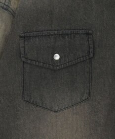 WEGO デニムウエスタンBIGシャツ