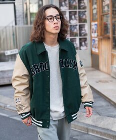 WEGO メルトンワッペンスタジャン