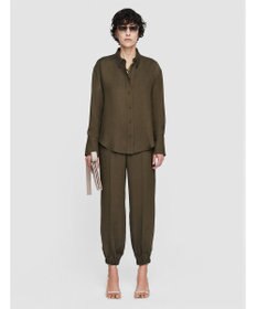 JOSEPH ビスコースツイル　ボタンダウンシャツ