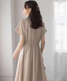 組曲 S 【洗える・ドライタッチ】シアーボイルフロントタック ワンピース