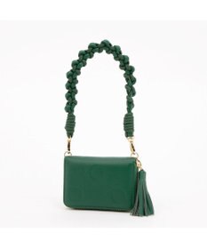 UNBILLION ペルケ perche / ドット型押し・ジャバラチャームウォレットショルダー