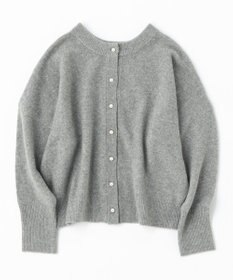 UNFILO 【新色追加/洗える】ふわふわニット パールボタンカーディガン