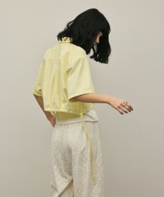 GRACE CONTINENTAL ハーフスリーブデニムシャツ