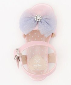 ANY KIDS リボン ヒール サンダル