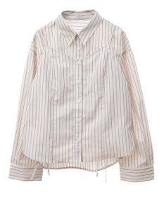 earth music&ecology Ｓｅｔ２点　ドロストショートシャツ＋キャミブラウス