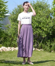 Tiaclasse 【洗える】シンプルロゴプリントTシャツ