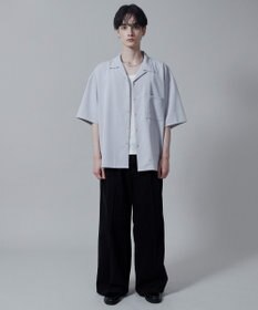 WEGO 【速乾/シワになりにくい】ドライポリオープンカラーシャツ(S)