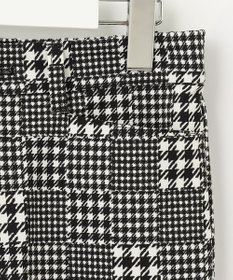 23区GOLF フレンチシックなスタイリングに！【WOMEN】チェック柄 テーパードパンツ