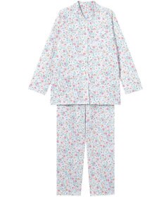 Wing パジャマ 長袖 長ズボン 綿混(本体) あったか レディース EP6010 ウイング／ワコール