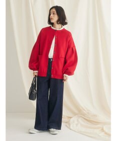 CRAFT STANDARD BOUTIQUE リサイクルポリエステルニットカーディガン