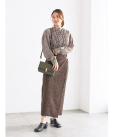 Te chichi チェックフリルブラウス