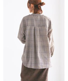 Te chichi チェックフリルブラウス