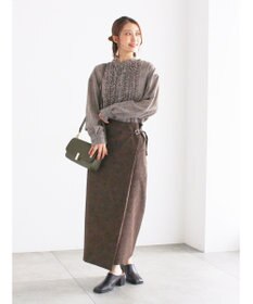 Te chichi チェックフリルブラウス