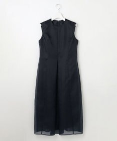 23区 S 【エステータ】シルクブレンド ライトタフタ シアーコンビ ワンピース