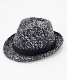 JOSEPH ABBOUD 【ナチュラルな風合い】ラフィアメランジハット