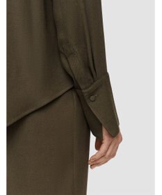 JOSEPH ビスコースツイル　ボタンダウンシャツ