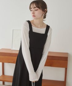 WEGO 【ANGIE VINTAGE】バックベルトジャンパースカート