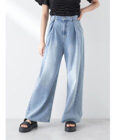 earth music&ecology タックホックデニムパンツ