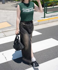 WEGO ロゴケーブルメッシュベスト