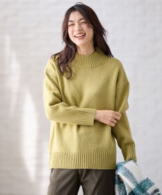 ANY ラムウールボトルネックプルオーバー