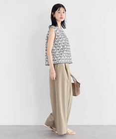 YECCA VECCA フラワーレースブラウス