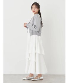 earth music&ecology ラメニットカーディガン