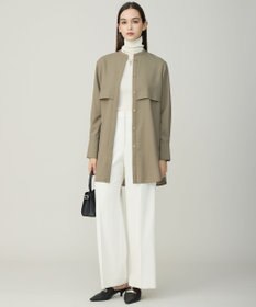 ICB 【洗える】 トリアセボディシェルピーチ ワイドパンツ