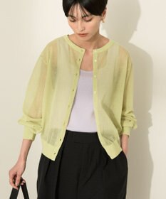 AMERICAN HOLIC シアークルーネックニットカーディガン